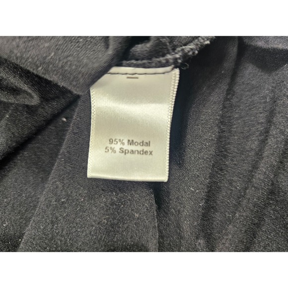 Peyton Jensen medium black career casual soft stretch top made in USA ^ - Picture 3 of 6